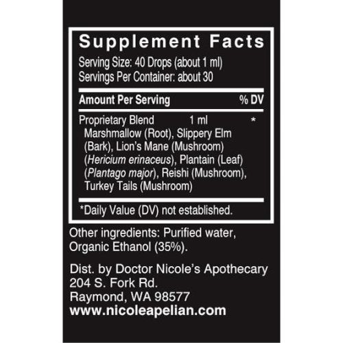 Balanced Gut supplement facts