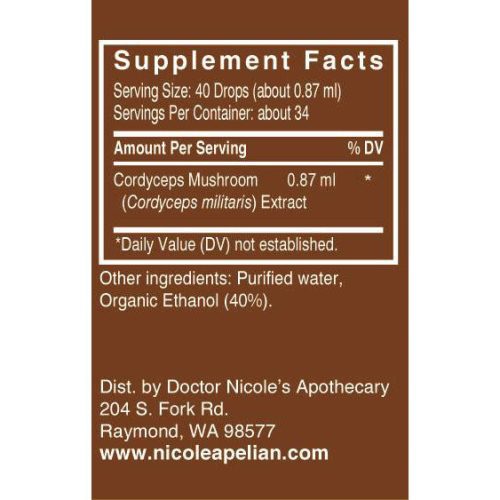 Cordyceps supplement facts 083a1e22 b6d9 42fe 974f d516607a9c46