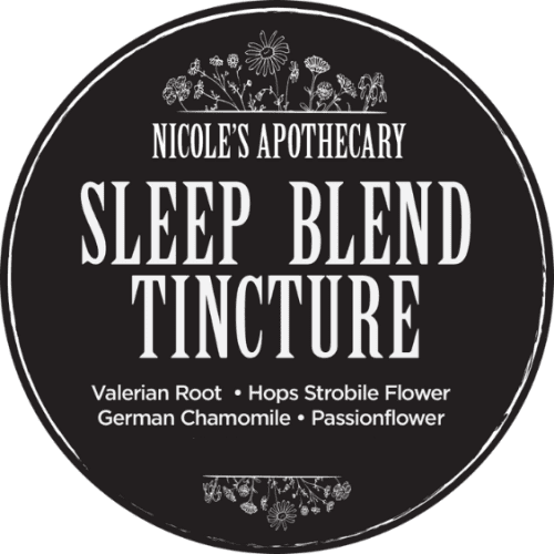 NicolesApothecarySleepBlendTincturelabel