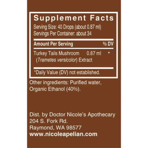 Turkey Tail supplement facts